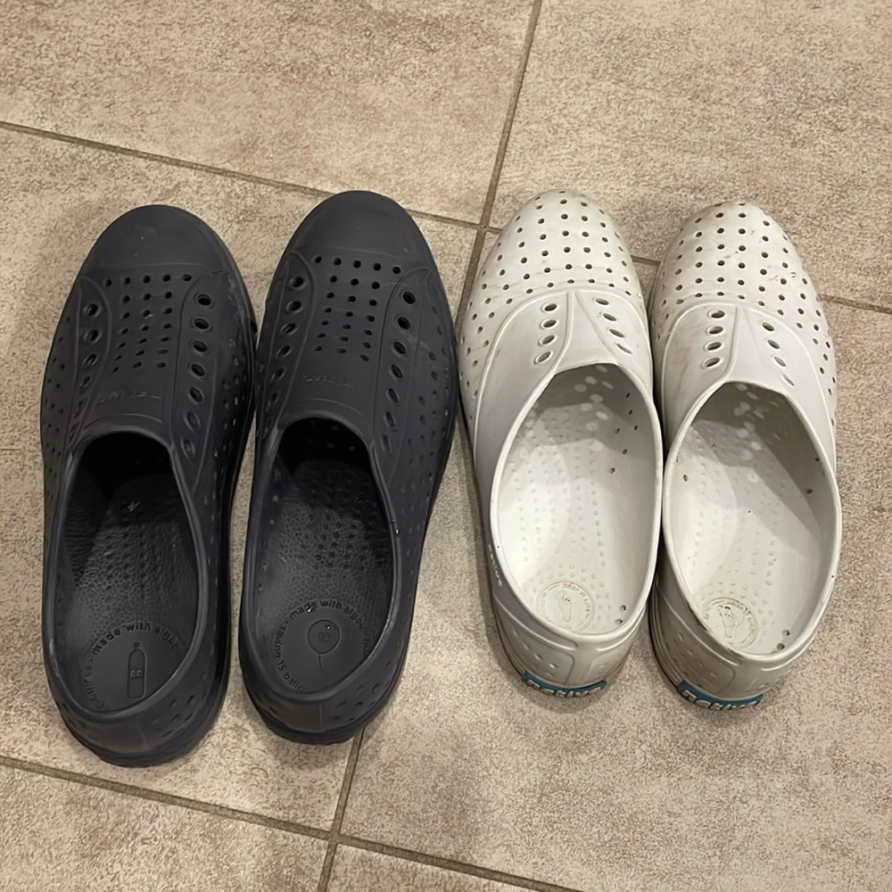 Native shoes — two pairs